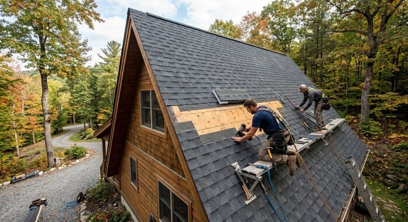 A Frame Roof Repair in Monument, CO