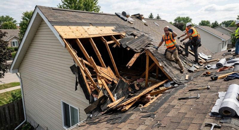 A Frame Roof Repair in Monument, CO