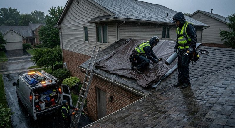 A Frame Roof Repair in Monument, CO