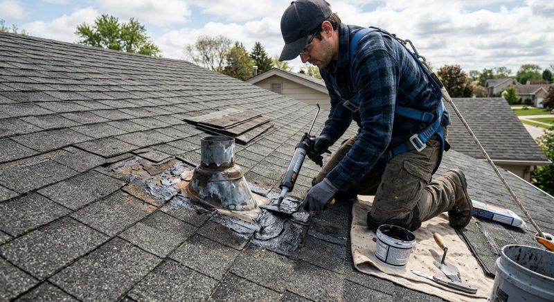 Asphalt Roof Leak Repair in El Paso County, CO