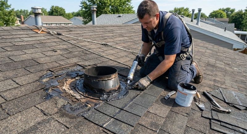 Asphalt Roof Leak Repair in Larkspur, CO