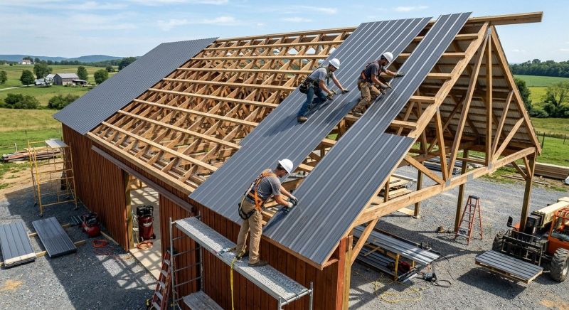 Barn Roof Construction in Monument, CO