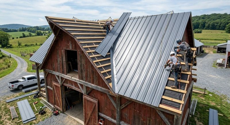 Barn Roof Construction in Monument, CO