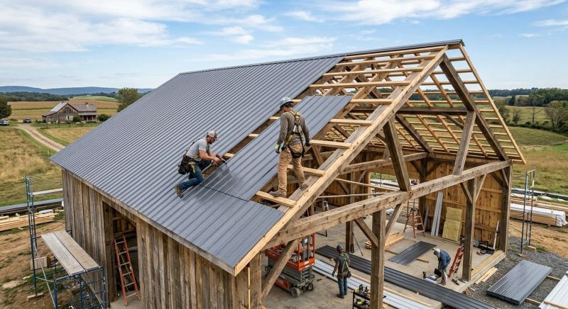 Barn Roof Installation in Monument, CO