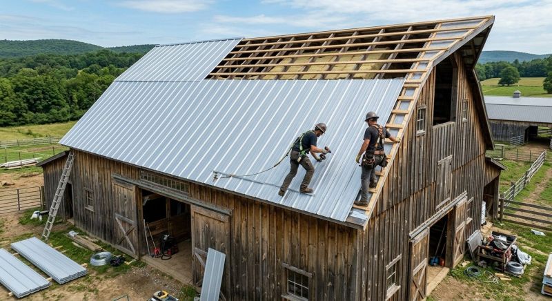Barn Roof Installation in Monument, CO
