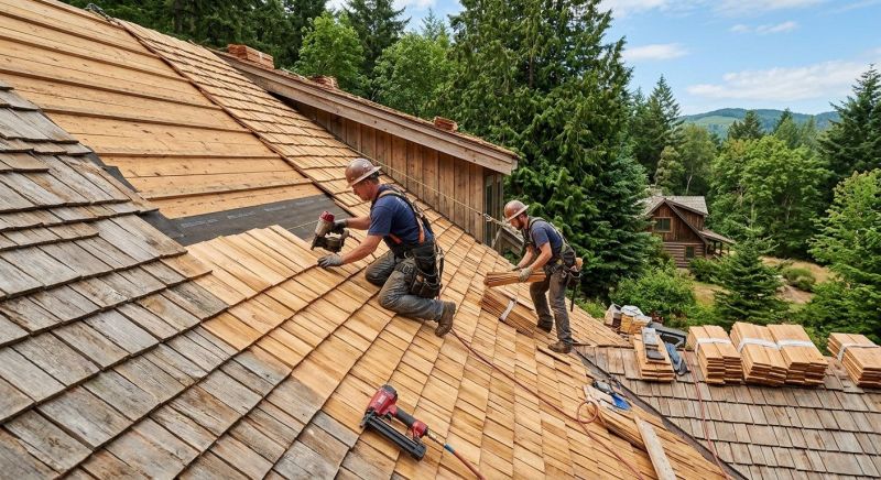 Cedar Roof Installation in Elbert, CO