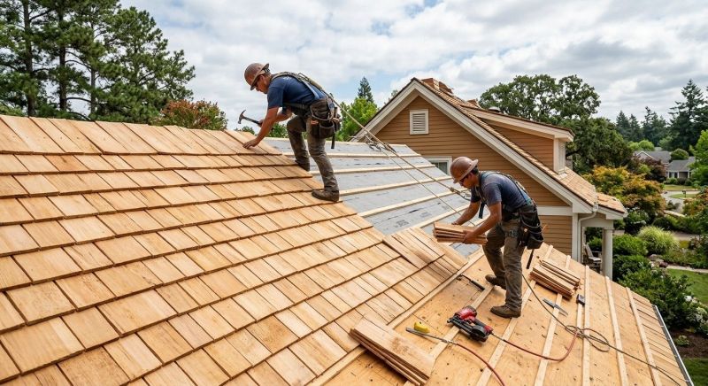 Cedar Roof Installation in Elbert, CO