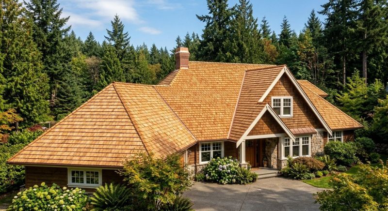 Cedar Roof Installation in Elbert, CO