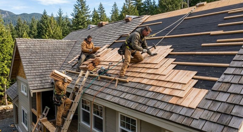 Cedar Roof Installation in Monument, CO
