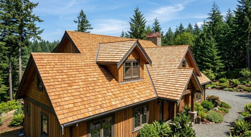 Cedar Roof Installation in Palmer Lake, CO