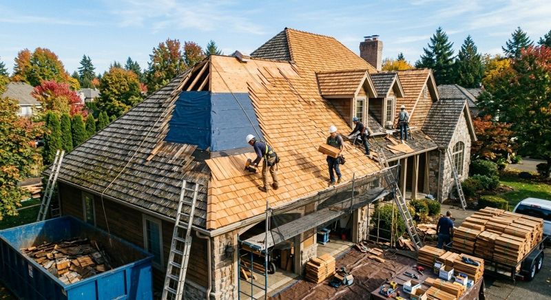 Cedar Roof Replacement in Colorado Springs, CO