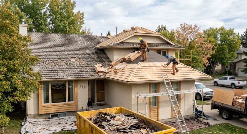 Cedar Roof Replacement in Woodland Park, CO