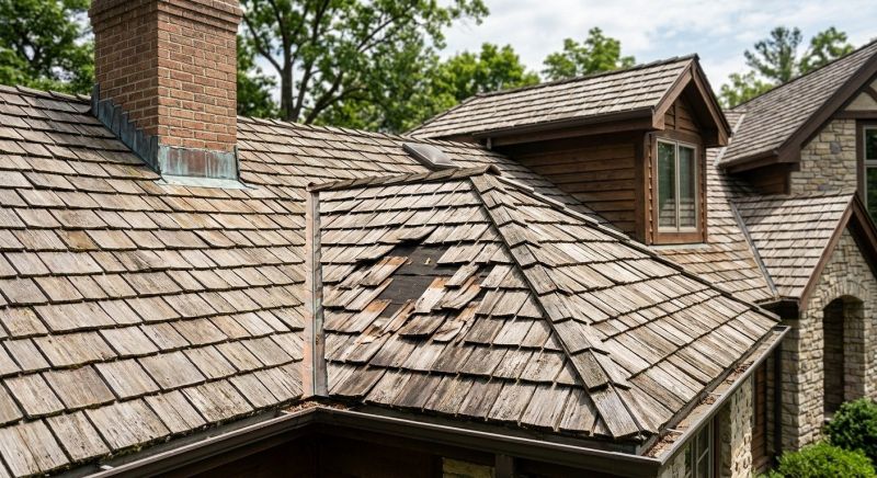 Cedar Shake Roof Repair in El Paso County, CO