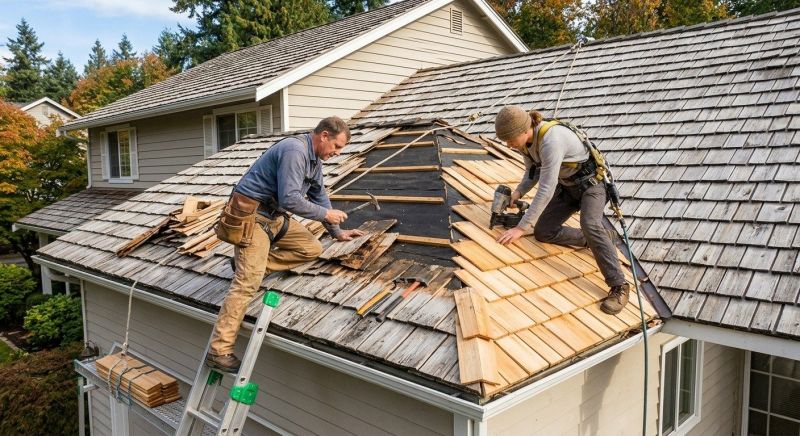 Cedar Shingles Repair in Elbert, CO