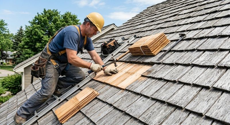 Cedar Shingles Repair in Larkspur, CO