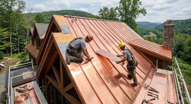 Copper Roof Installation in Monument, CO