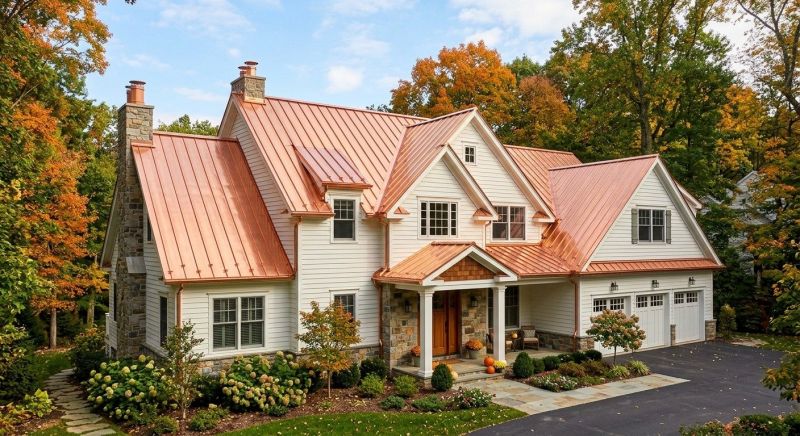 Copper Roof Replacement in Monument, CO