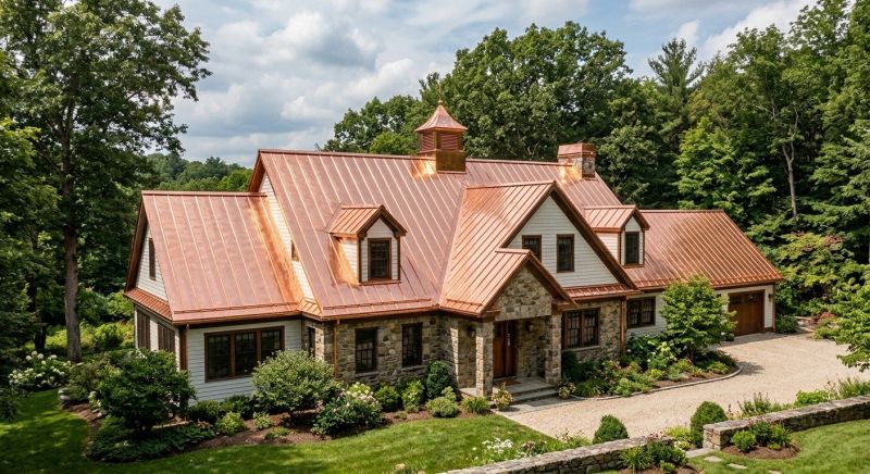 Copper Roof Replacement in Monument, CO
