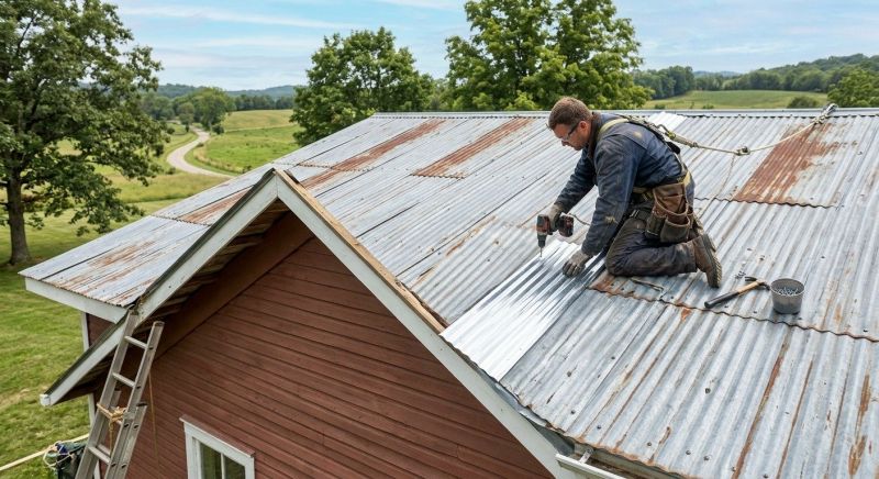 Corrugated Roof Repair in Palmer Lake, CO