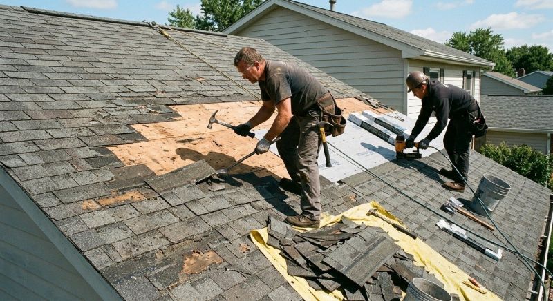 Damaged Roof Repair in Castle Rock, CO