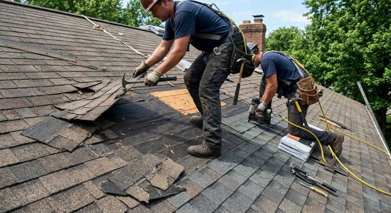 Damaged Roof Repair in Peyton, CO