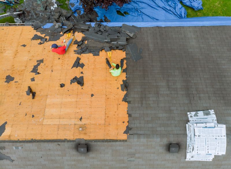 Damaged Roof Replacement in Castle Rock, CO
