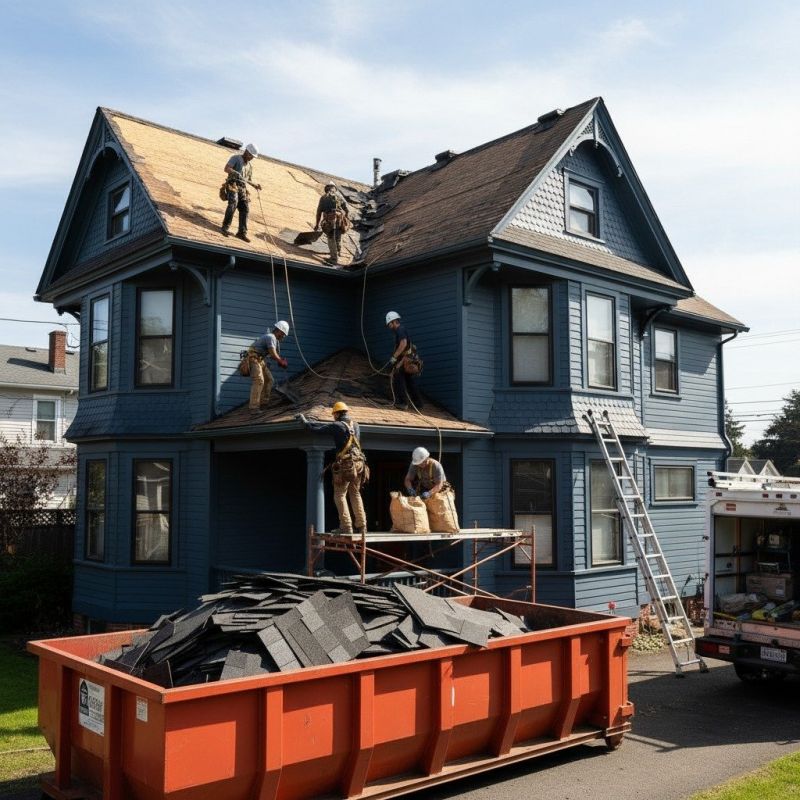 Damaged Roof Replacement in Castle Rock, CO