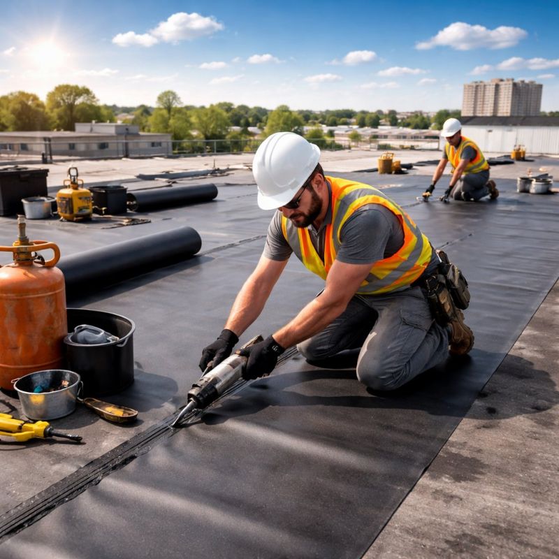 Epdm Roof Installation in Monument, CO