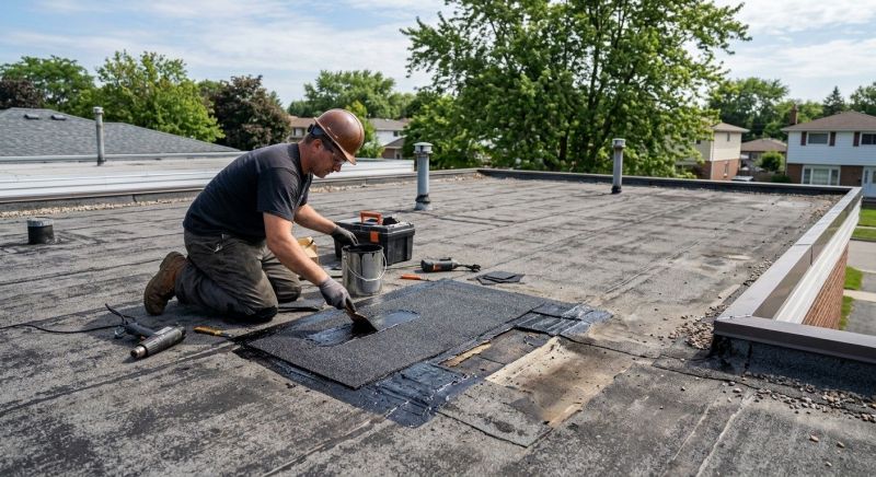 Flat Roof Repair in Castle Rock, CO