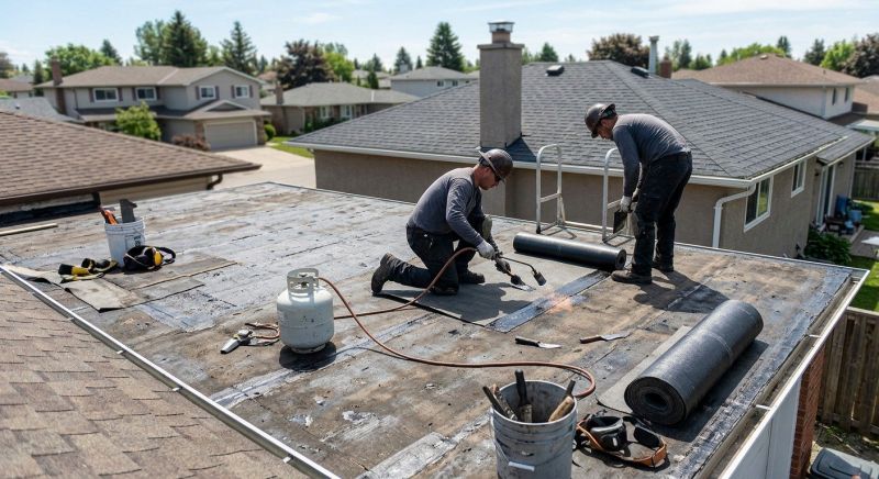 Flat Roof Repair in Peyton, CO