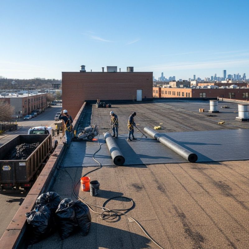 Flat Roof Replacement in Castle Rock, CO