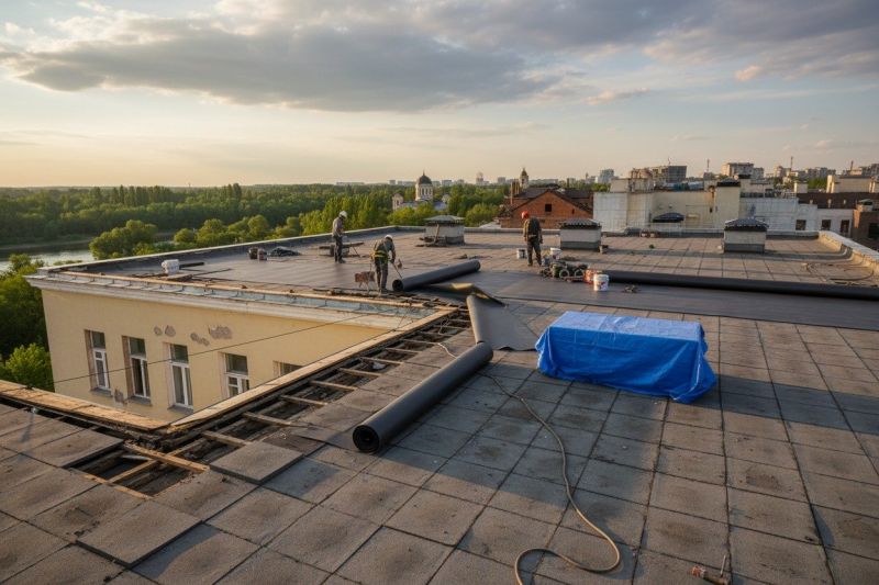 Flat Roof Replacement in Elizabeth, CO