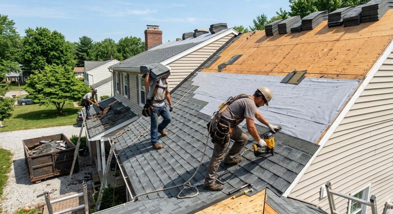 Hip Roof Shingle Replacement in Monument, CO