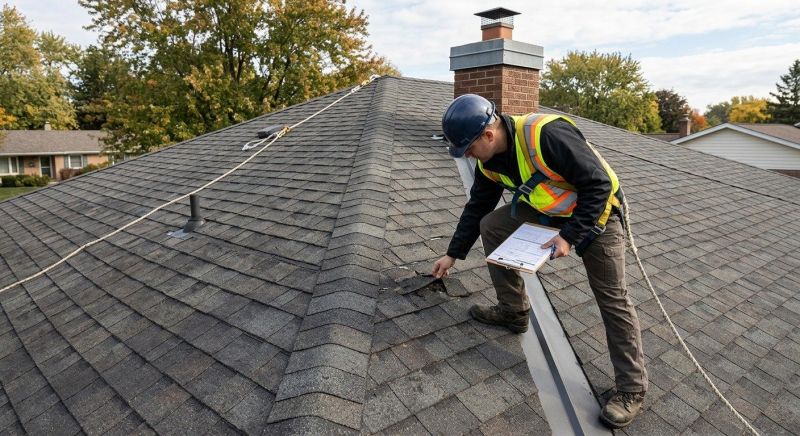 Roof Damage Inspection in Castle Rock, CO