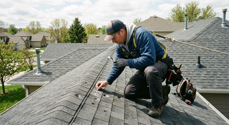 Roof Damage Inspection in Larkspur, CO