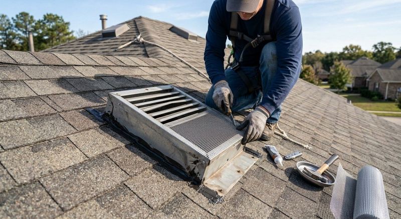 Roof Vent Flashing Repair in Monument, CO