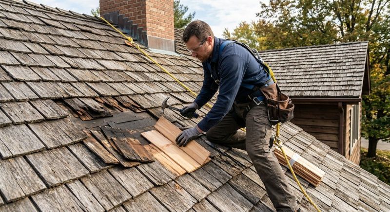 Shake Shingle Repair in Elbert County, CO
