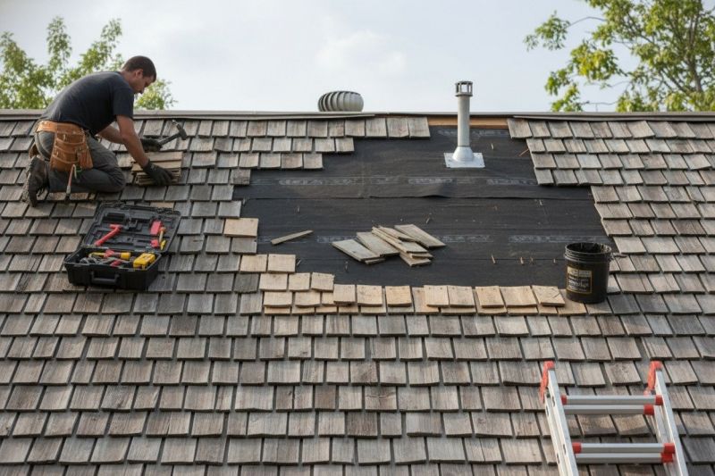 Shake Shingle Repair in Monument, CO