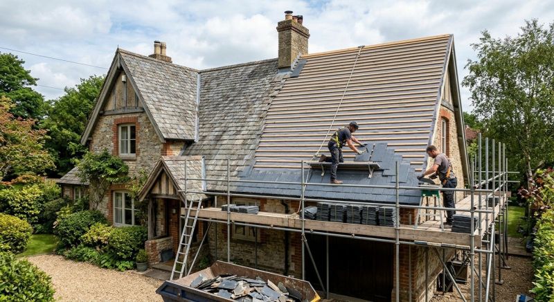 Slate Roof Replacement in Elbert County, CO