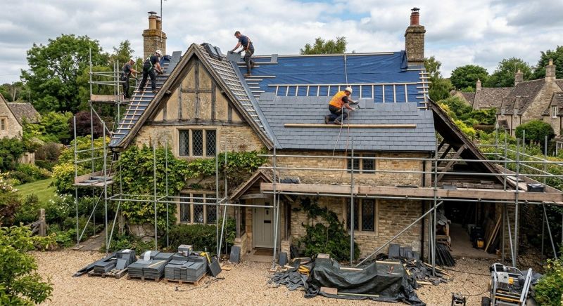 Slate Roof Replacement in Elizabeth, CO
