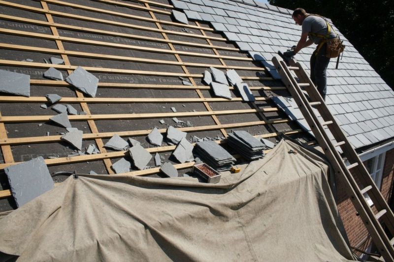 Slate Roof Replacement in Larkspur, CO