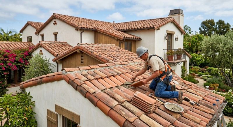 Spanish Tile Roof Repair in Monument, CO