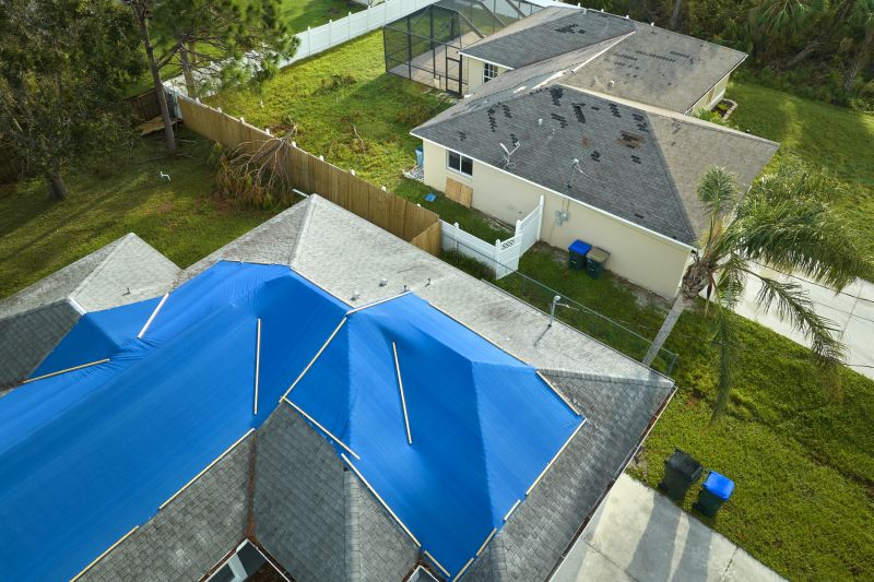 Storm Damage Roof Tarping in Monument, CO