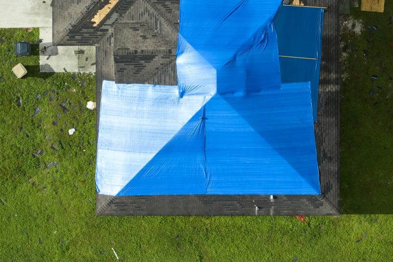 Storm Damage Roof Tarping in Monument, CO