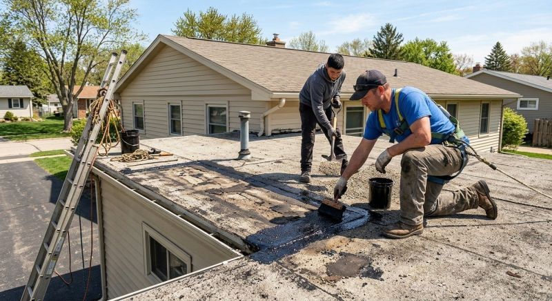 Tar And Gravel Roof Repair in Castle Rock, CO