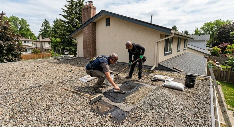 Tar And Gravel Roof Repair in Elbert County, CO