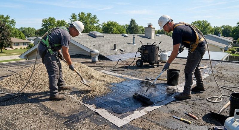 Tar And Gravel Roof Repair in Monument, CO