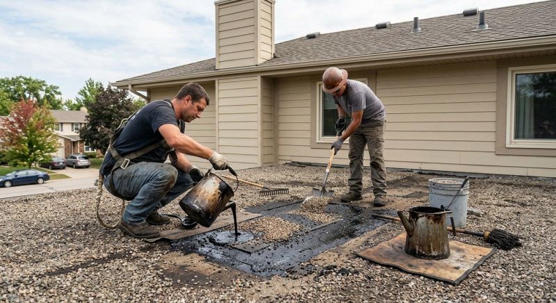Tar And Gravel Roof Repair in Teller County, CO