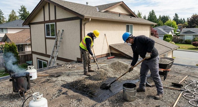 Tar And Gravel Roof Repair in Teller County, CO