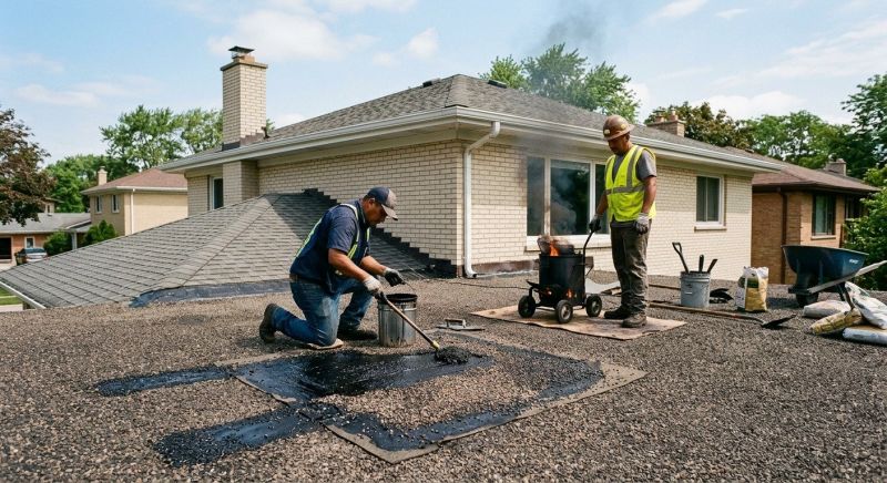 Tar Roof Repair in Elbert, CO